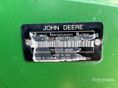 2012 John Deere 9510R جرار مفصلي