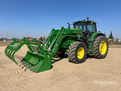 2021 John Deere 6195M 4WD Tractor