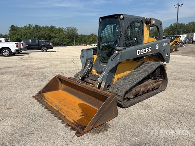 2014 John Deere 333E Two-Speed Chargeuse sur rails compacte