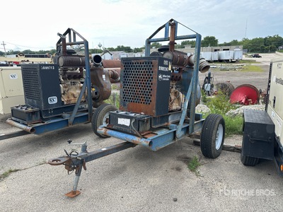 2007 Gorman-Rupp 16C2-4045 6" Trailer-Mounted Water Pump