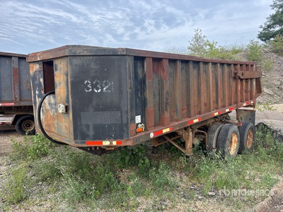 1956 Fruehauf 20 ft T/A End Dump Trailer