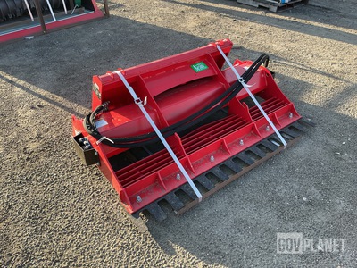 Raytree RMLL60 60'' Skid Steer Power Rake Land Level