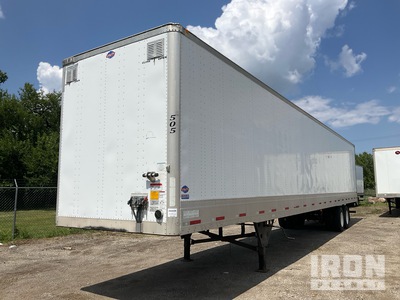 2017 Utility VS2DX 53 ft x 102 in T/A Van Trailer
