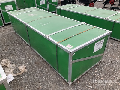 2025 Suivelee C404015S-610gPVC 40 ft x 40 ft x 15 ft Container Storage Canopy (Unused)