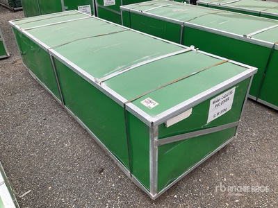 2025 Suivelee C404015S-610gPVC 40 ft x 40 ft x 15 ft Container Storage Canopy (Unused)