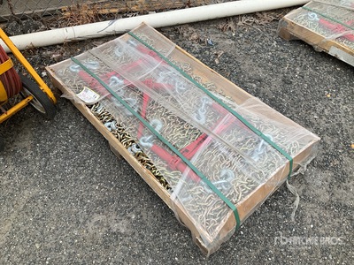 2025 suhivelee BC-5400 5400 lb Ratchet Binders and (10) 20 ft Chains (Unused)