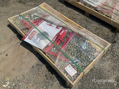2025 suhivelee BC-9200 9200 lb Ratchet Binders and (10) 20 ft Chains (Unused)