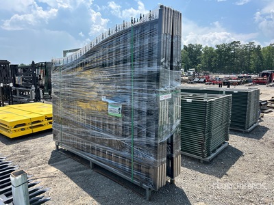 Quantity of 2025 Suhivelee NG-20D-4 20 ft x 8 ft Wrought Iron Portail d'entrée (Unused)