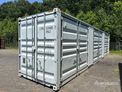 2025 40 ft High Cube Multi-Door Storage Container