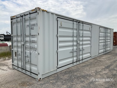2025 40 ft High Cube Multi-Door Storage Container