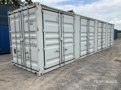 2025 40 ft High Cube Multi-Door Storage Container