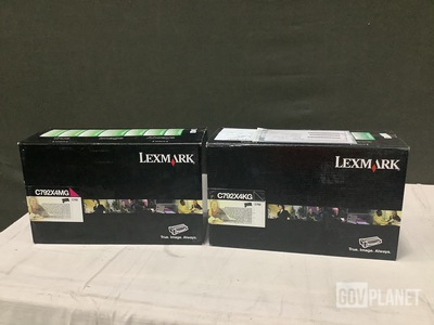 (6) Assorted Lexmark Toner Cartridges