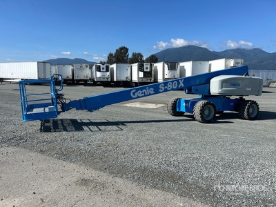 2011 Genie S-60X 4WD Diesel Telescopic Boom Lift