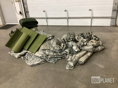 (60) Poncho Liners, (13) Self-Inflating Sleeping Mats & (1) Sleeping Mat
