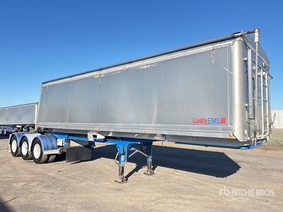 2013 Lusty EMS 8.2 m Tri/A B-Double Lead Sliding End Dump Trailer