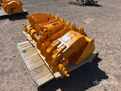 Quantity of (8) 2025 VICSEC Cat 301 VCA-8 Mini Excavator Attachment Set (Unused)
