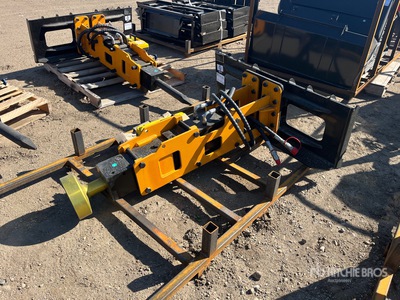 GIYI D680 56 in Skid Steer Post Driver (Unused)