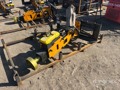 GIYI D680 56 in Skid Steer Post Driver (Unused)