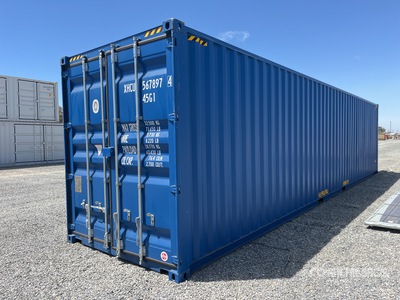 2025 40 ft High Cube Container per stoccaggio