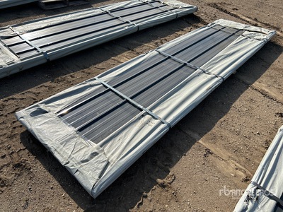 Quantity of (50) SKLP 12 ft Steel Siding (Unused)