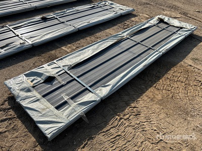 Quantity of (50) SKLP 12 ft Steel Siding (Unused)
