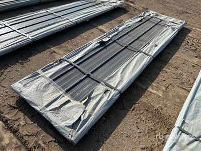 Quantity of (50) SKLP 12 ft Steel Siding (Unused)
