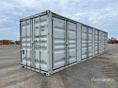 2025 40 ft High Cube Multi-Door Storage Container