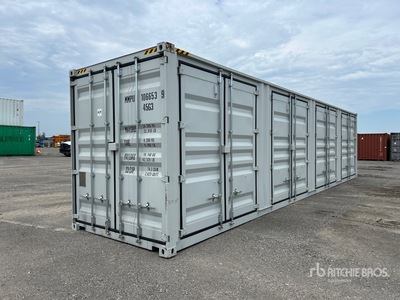 2025 40 ft High Cube Multi-Door Storage Container
