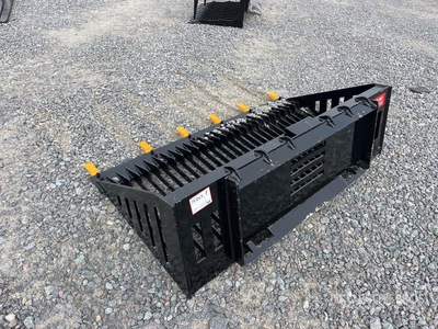2025 GIYI RB66 Rock bucket スキッドステア付属部品 (Unused)