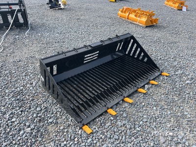 2025 GIYI RB66 Rock bucket スキッドステア付属部品 (Unused)