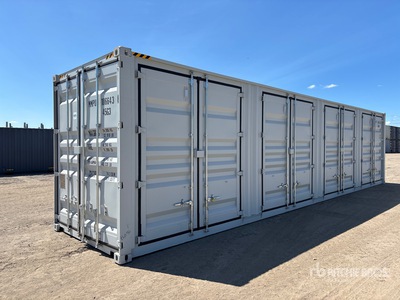 2025 40 ft High Cube Multi-Door Storage Container