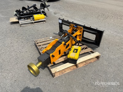 2025 GIYI GY-D680 Enfonce-pieu pour chargeuse à différentiel (Unused)