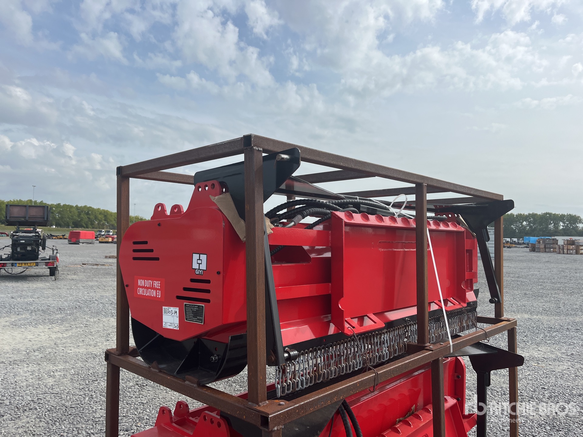 2025 GIYI GY-72X Skid Steer Mulcher (Unused)