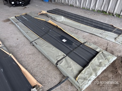 Quantity of (100) 2025 SKLP SKL50 12 ft Galvalume Steel Siding Roofing Sheets (Unused)