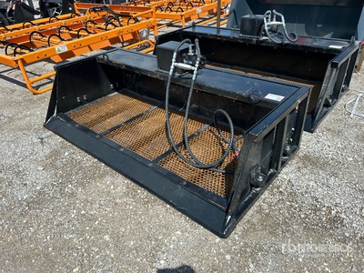 2025 GIYI GY-VB59 73 in Skid Steer Screening Bucket (Unused)