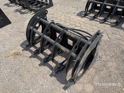 2025 GIYI GY-MCLG60 43 in Mini Râteau à racines pour Skid Steer (Unused)