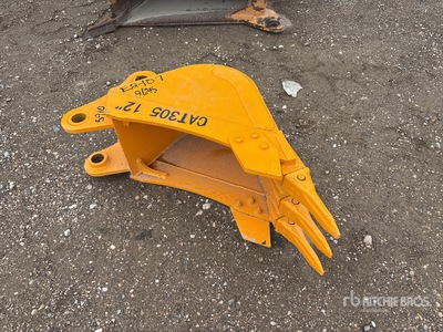 2025 GIYI GY-BK 12 in Digging Excavator Bucket - Fits Cat 305 (Unused)