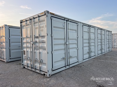 2025 40 ft High Cube Multi-Door Storage Container