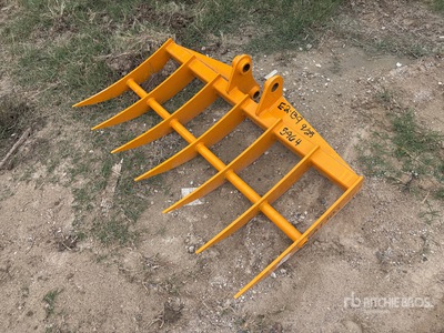 2025 GIYI 46 in Excavator Rake - Fits Cat 303 (Unused)