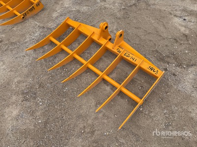 2025 GIYI 46 in Excavator Rake - Fits 303 (Unused)