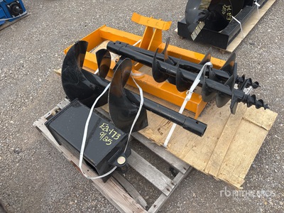 Quantity of 2025 GIYI Skid Steer Auger (Unused)