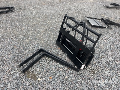 2025 GIYI CYHC 740 mm Mini Side Shift Forks Accessorio per mini pala (Unused)