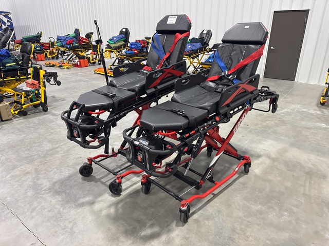 Quantity of (2) Ferno Power X1 Ambulance Stretcher