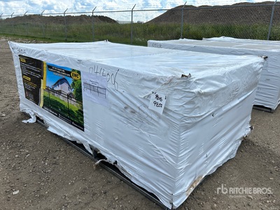 Quantity of EMC OFL147-H4 7 ft x 4 ft Wrought Iron Zaun (Unused)