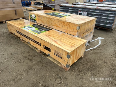2025 EMC CG2541-H305 25 ft x 41 ft x 13 ft Double Garage Metal Warehouse Shed (Unused)