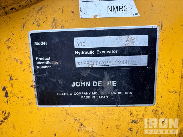 EXCAVADORA 2022 JOHN DEERE 60G