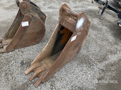 Cat 12 in Excavator Bucket