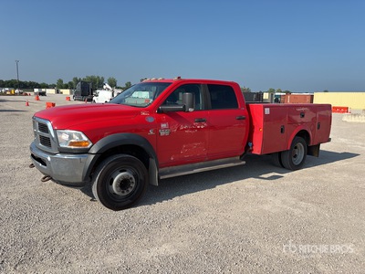 2011 Dodge Ram 5500 SLT 4x4 Crew Cab Utility Truck