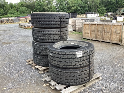 (4) Goodyear 445/65R22.5 & (2) Continental 445/65R22.5 Tires