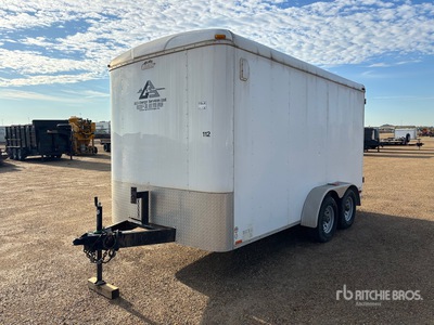 2015 Cargo Mate 15 ft T/A Tool Crib Enclosed Trailer